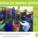 Bautismo de marcha nórdica en Girona, cursos de iniciación al nordic walking